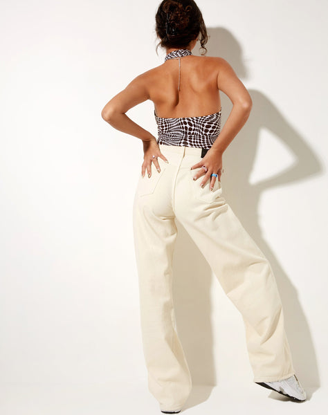 Image of Dapa Crop Top in Optic Polka