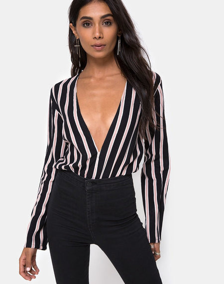 Sibel Top in Magenta Rose Pink