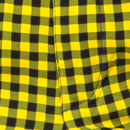 Dastan Trouser in Medium Gingham Yellow