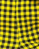 Dastan Trouser in Medium Gingham Yellow