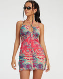 image of Denila Bodycon Dress in Festival Print