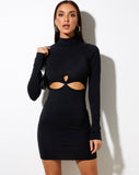 Destry Bodycon Dress in Black