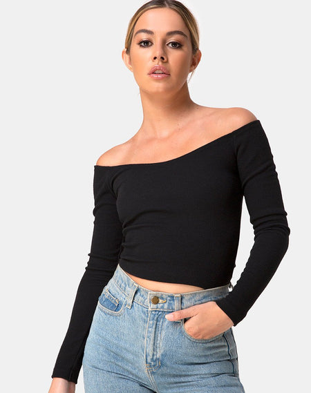 Guan Top in Black