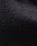 Jacki Top in Satin Spandex Black