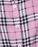 Dise Shirt Dress in Pink Check