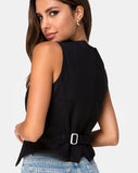 Divest Top in Black