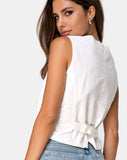 Divest Top in Ivory