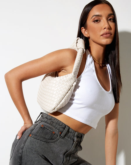 Leila Shoulder Bag in Cream