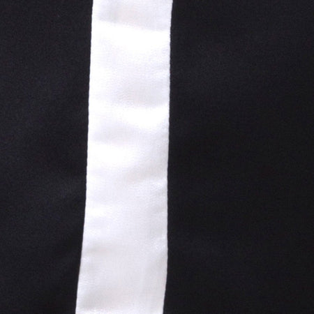 Dore T-Shirt Dress in Black with Ivory Stripe