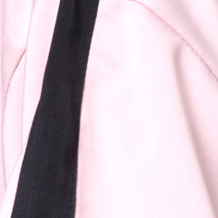 Dore T-Shirt Dress in Blush with Black Stripe