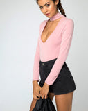 Dorea Choker Bodice in Blush