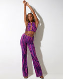 image of Eda Trouser in  Tropical Rave Pink