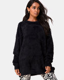 Image of Edgen Jumper in Knit Black