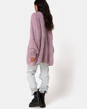 Edgen Jumper in Knit Mauve