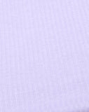 Edina Crop Top Rib Lilac