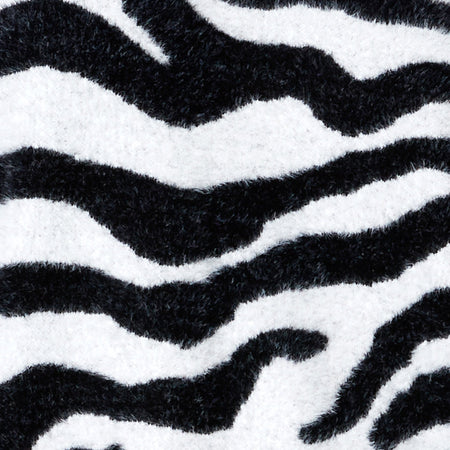 Eleni Jumper in Knit Zebra Black and White