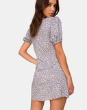 Elfy Dress in Leopard Daze Grey