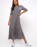 Ellery Maxi Dress in Check it Out Black