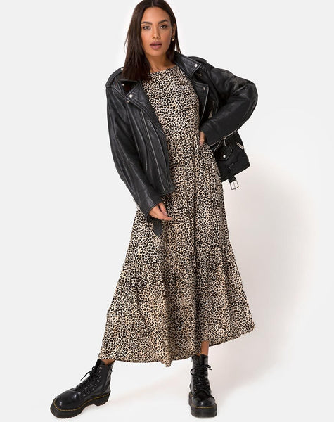 Ellery Dress in Rar Leopard Brown