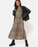 Ellery Dress in Rar Leopard Brown