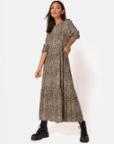 Ellery Dress in Rar Leopard Brown