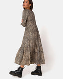 Ellery Dress in Rar Leopard Brown