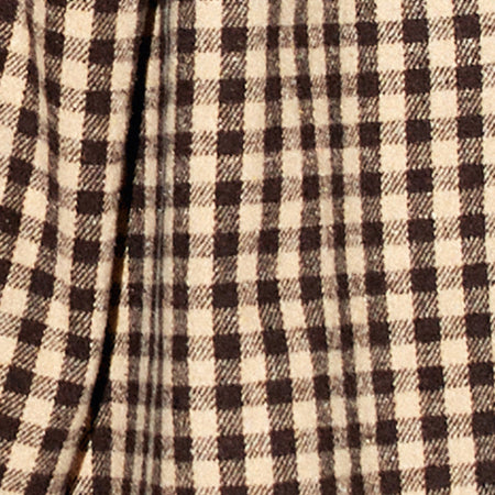 Marcella Shirt in Tan Black Gingham