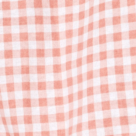 Elna Babydoll Dress in Pink Check