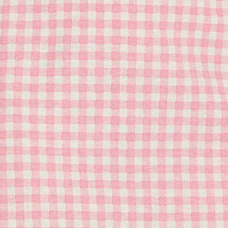 Eluned Mini Dress in Gingham Pink