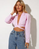 Image of Elyse Crop Top in Pink