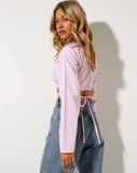 Image of Elyse Crop Top in Pink