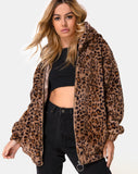 Emerson Jacket in Leopard Brown