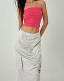 image of MOTEL X JACQUIE Enore Midi Skirt in Oat