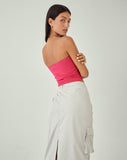 image of MOTEL X JACQUIE Enore Midi Skirt in Oat