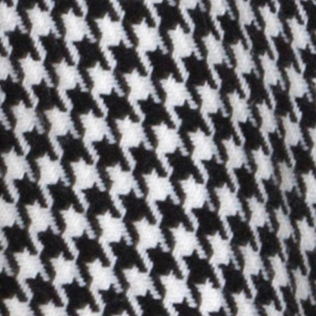 Ernest Coat in Houndstooth Check Black and White