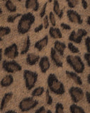 Ernest Boyfriend Coat Leopard Print Grey