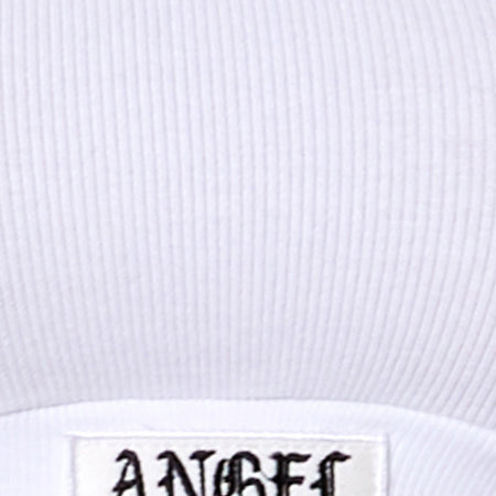 Esmera Long Sleeve Top in White 'Angel' Embro