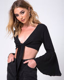 Espha Crop Top in Black