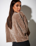 Evie Jumper in Chenille Brown