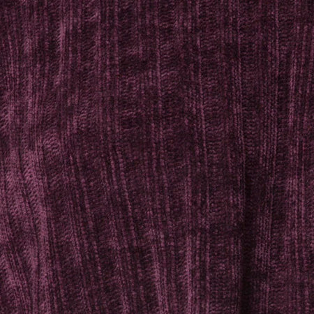 Evie Cropped Sweatshirt in Chenille Plum