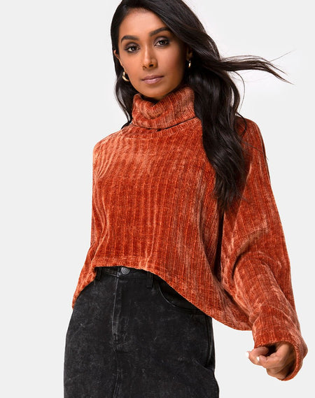 Edgen Jumper in Knitted Tan