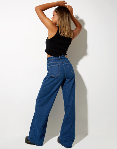 Image of Extra Wide Jean in Classic Blue