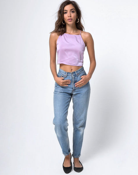 Fair Cami Top in Satin Lilac
