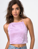 Fair Cami Top in Satin Lilac
