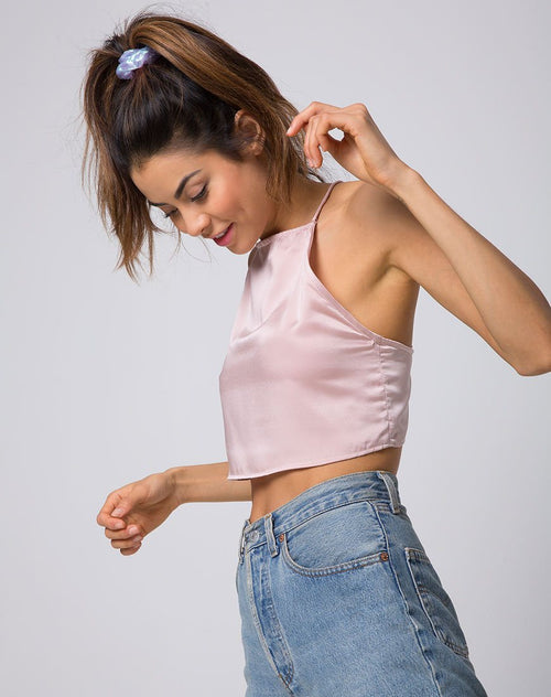 Fair Cami Top in Satin Blush