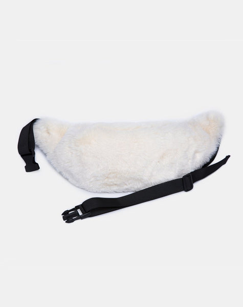 Bumbag in Fur White