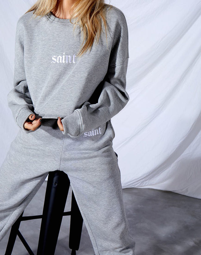 Image of Basta Jogger in Grey Marl Saint Embro