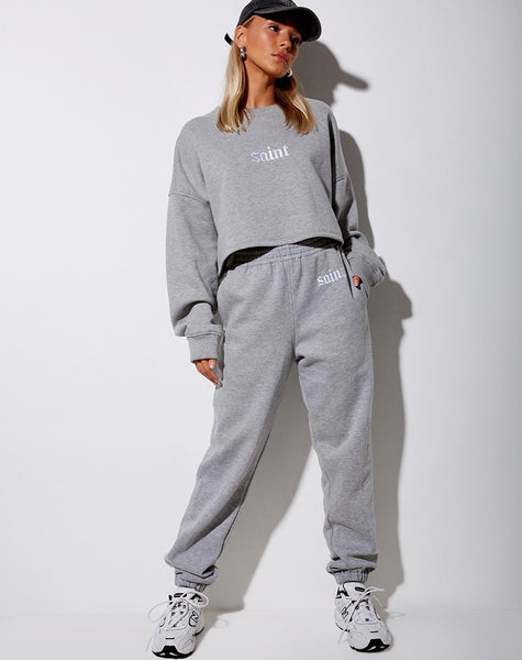 Image of Basta Jogger in Grey Marl Saint Embro