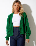 Image of Faya Cardi in Knit Green