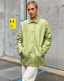 Image of MOTEL X OLIVIA NEILL Walta Jacket in Pu Green